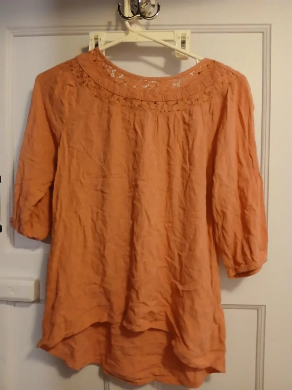 Old Navy Girls L 10/12 Pink Long Sleeve Shirt